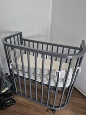 Beistellbett Babybay Blau mit