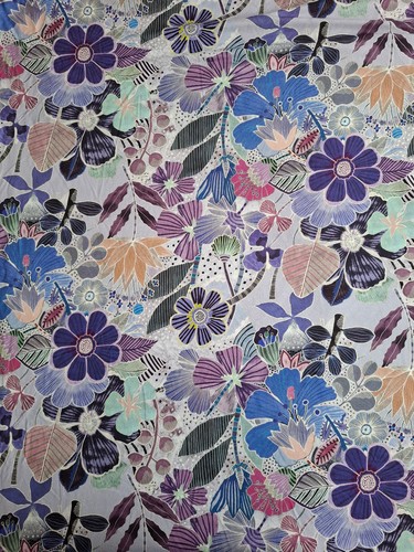 Viskosejersey blumen - viskosejersey,