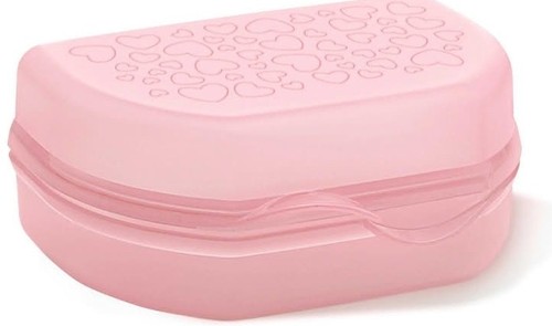 Tupperware snacky herz rosa - tupperware,