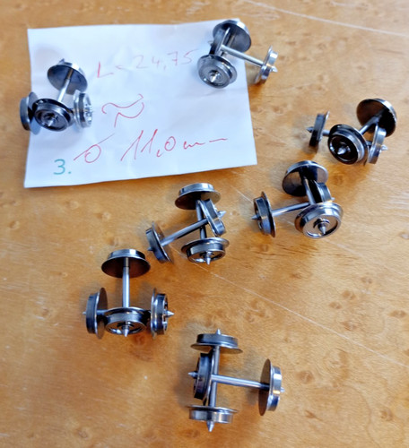 14x wechselstrom radsatz - 14x, l=