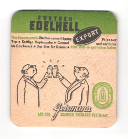 Bierdeckel fürth bay - bierdeckel, /bay