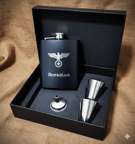 Edelstahl flachmann - edelstahl,