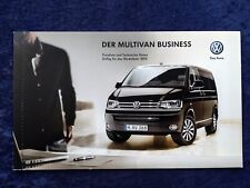 VW Bus T5 Multivan Business Preisliste und technische Daten 6.2012