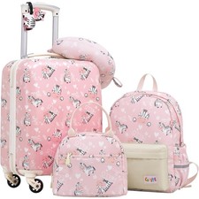 COOLIFE 5tlg Kinderkoffer mit
