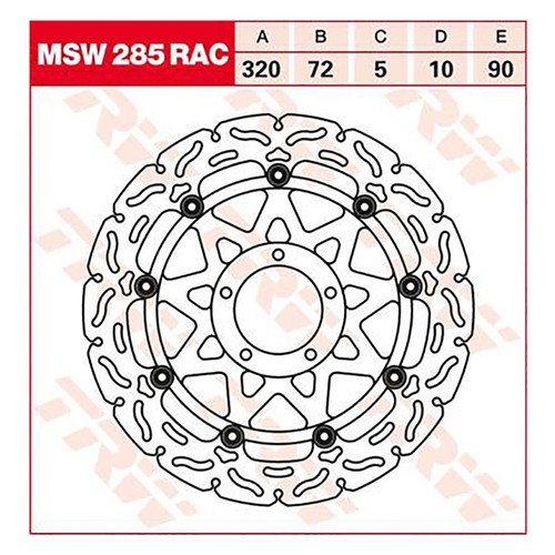 Trw bremsscheibe für ducati - trw,