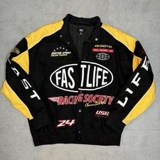 Racing style jacke schwarz - iq,
