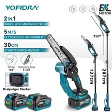 8" Akku Kettensäge Teleskop