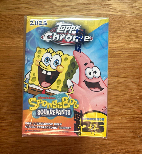 Topps 2025 chrome spongebob - topps,