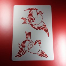 A4 Schablone Vogel Bird 2