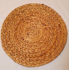 sehr großer Untersetzer aus Bastmaterial Durchmesser 37 cm