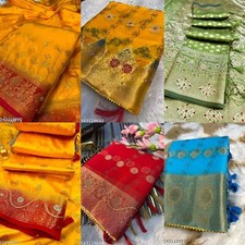 Women's Pashmina Silk saree