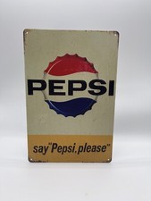 Blechschild Pepsi 20x30cm
