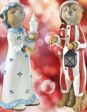 2er Erdmännchen mit LED