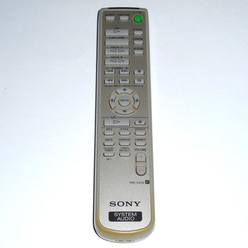 Sony sx10 system - rm-sx10, audio