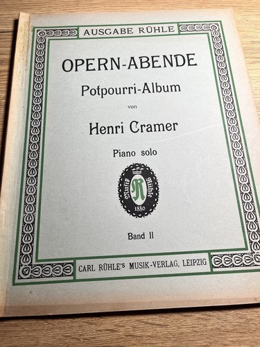 Noten opern abende - opern,