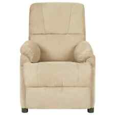 Fernsehsessel Massagesessel 6 Punkt Vibrations Sessel Creme verstellbar