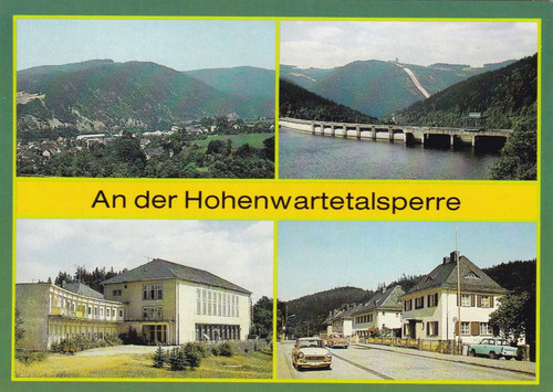 Ansichtskarte saalfeld - ansichtskarte,