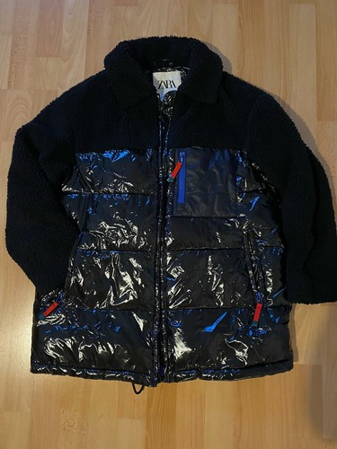 Zara steppjacke schwarz - schwarz,