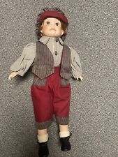 Künstlerpuppe Puppe Deko Junge, Kopf-Hände-Füße Porzellan, ca. 53cm, unbespielt