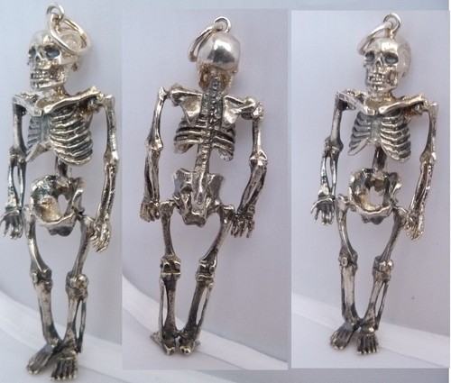 Silber anhänger skeleton - ,,
