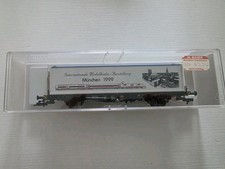 Fleischmann Spur H0 99 5243 K Containerwagen IMA München 1999 in OVP DB