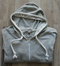 Tredy Hoodie Sweatjacke mit Kapuze  Größe 4 Farbe hellgrau NEU +1 Teil gratis