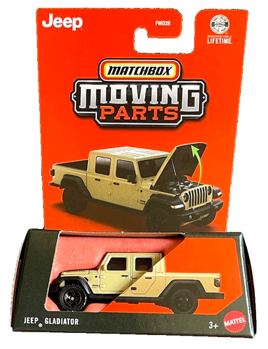 Matchbox jeep gladiator moving - jeep,