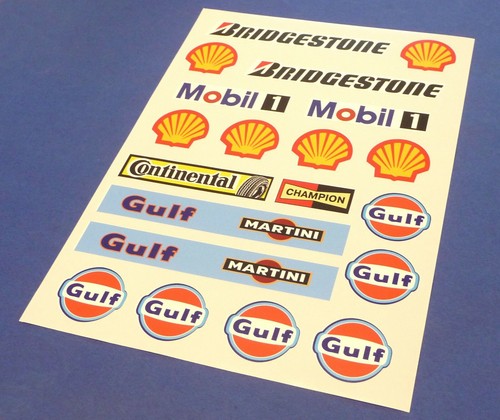 Slotcar aufkleber sponsor 32 - sponsor, 1:32