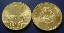 COSTA RICA  100 Colones  50 Stück, original Bankrolle 2000  UNC.