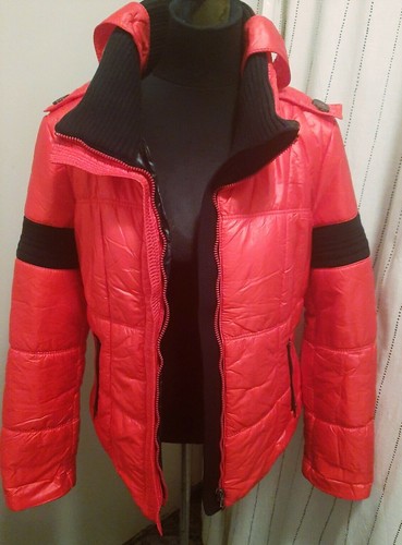 Quilted jacket red marc - n3,