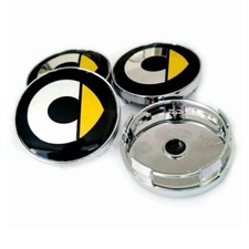 4x Für SMART Fortwo ForFour Nabenkappen Felgendeckel Alu Wheel Cap Auto 60MM NEW