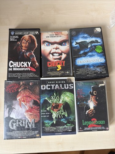 Horror vhs chucky - 6x,