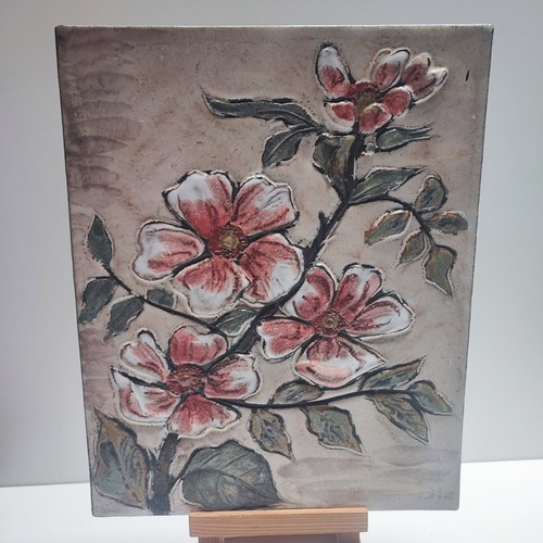 Ruscha art wandplatte wildrose - art,
