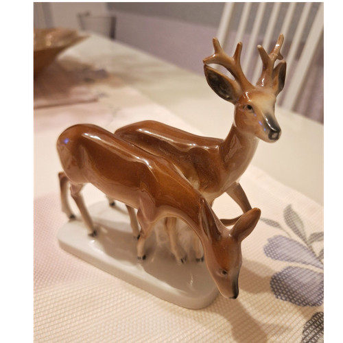 Porzellan sammler figur hirsch - sammler,