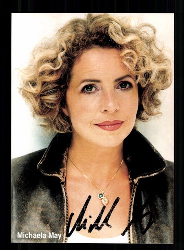 Michaela may autogrammkarte - may,