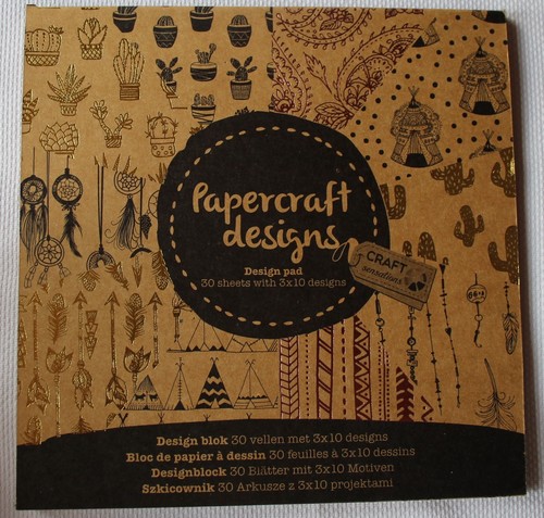 Craft paper pad motivpapier - pad,,