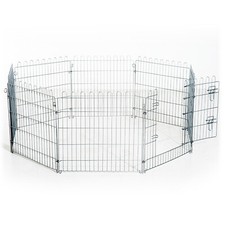 Freilaufgehege Welpenauslauf Welpenzaun Laufstall für Tiere Welpengitter 4 Größe