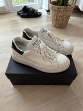 PRADA White/Black Leather lace
