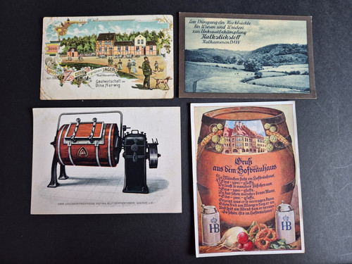 Alte postkarten werbung - ,