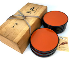 Japanische Lack Teller Set