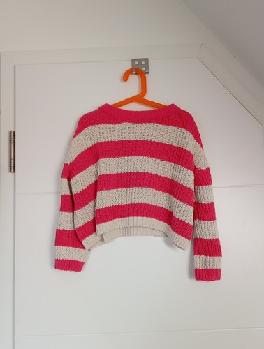 Warmer rosa pullover - rosa, größe