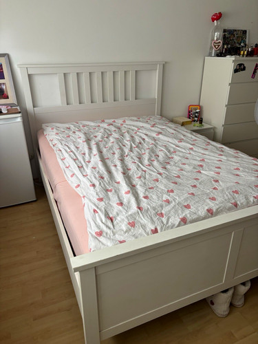 Ikea bettrahmen holz weiß - bettrahmen,