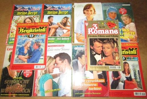Romane 10x 3er romanhefte - 30, romane,