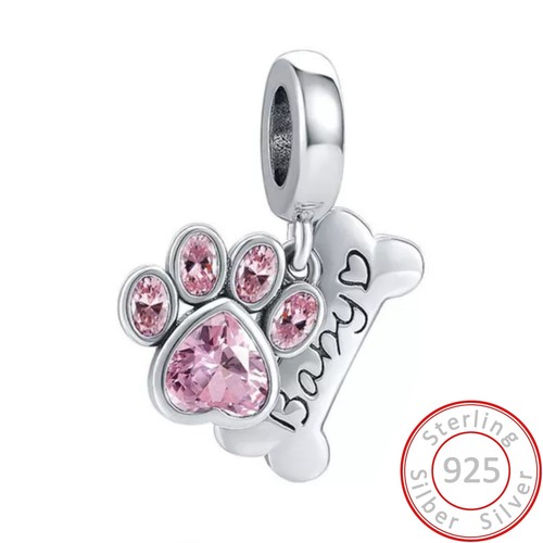 Charms anhänger knochen pfote - anhänger,