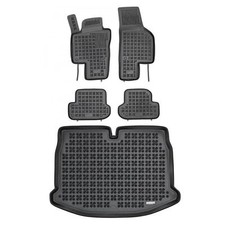 Satz Fußmatten und Matte für