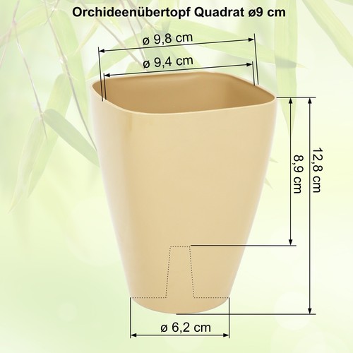 Blumentopf kunststoff quadrat - blumentopf,