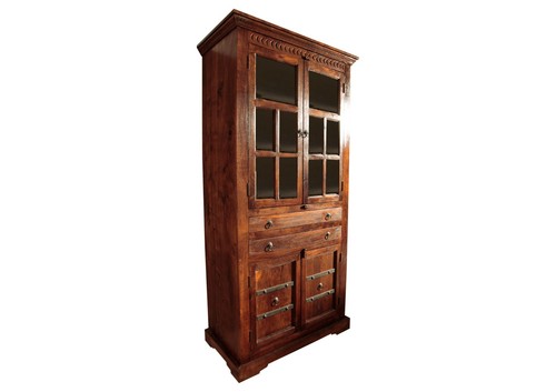 Vitrine akazienholz - vitrine,