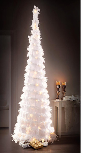 Led federbaum deko - led,
