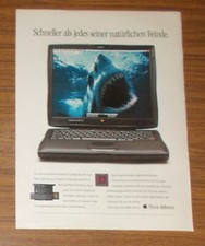 Seltene Werbung APPLE PowerBook G3 - Schneller als seine natürlichen Feinde 1998