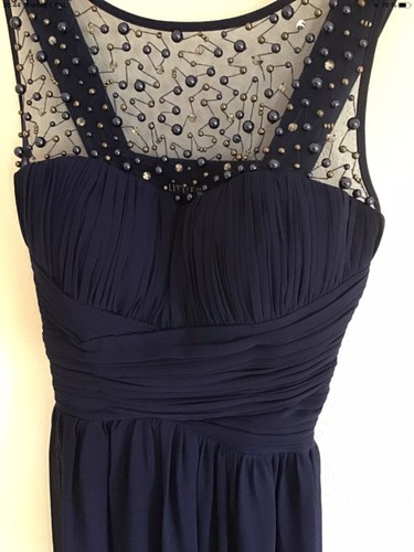 Blaues langes abendkleid - langes,